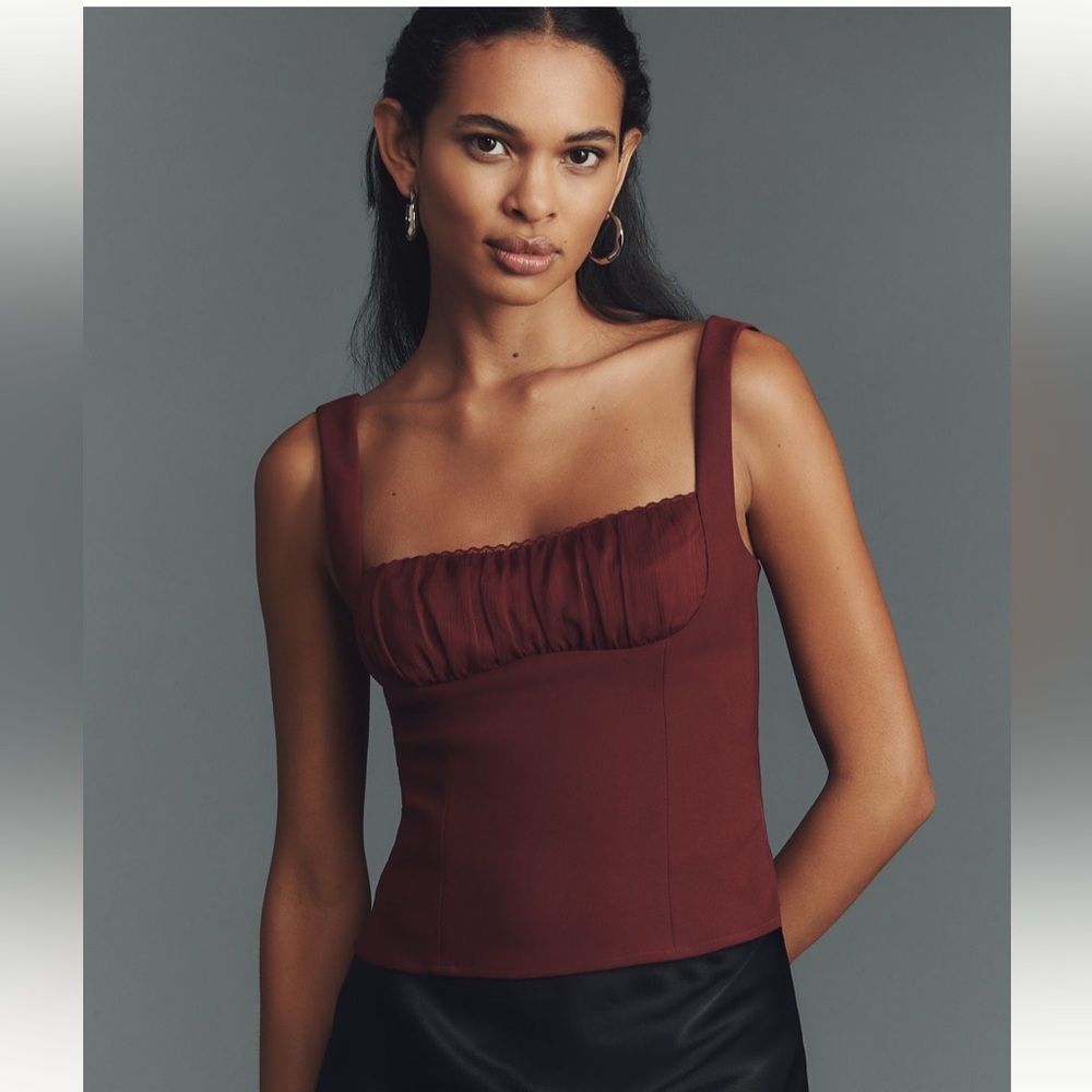 NWT Elodie the Label Blaise Square Neck Top from Anthro
